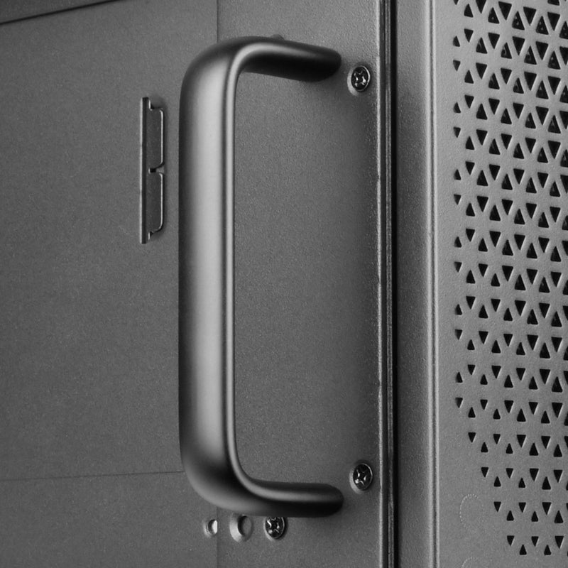 Afbeelding laden in galerijviewer, Silverstone rm44 rack behuizing (zwart | 4u | usb type-c | 2x 80mm casefan inbegrepen)
