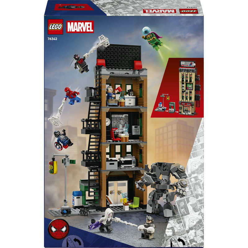 Afbeelding laden in galerijviewer, Lego marvel super heroes - spider-man vs. mysterio: de daily bugle constructiespeelgoed (76342)
