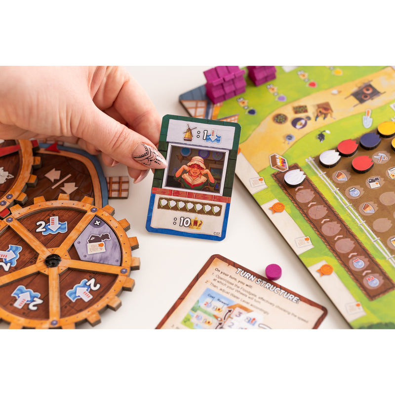 Afbeelding laden in galerijviewer, Asmodee board dice windmill valley - nederlandstalig bordspel voor 1-4 spelers
