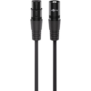 Goobay xlr-aansluitkabel (zwart, 5 meter)