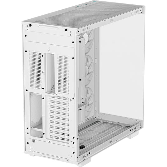 Deepcool ch780 midi tower behuizing (wit | 4x usb-a | 1x usb-c | rgb | window)
