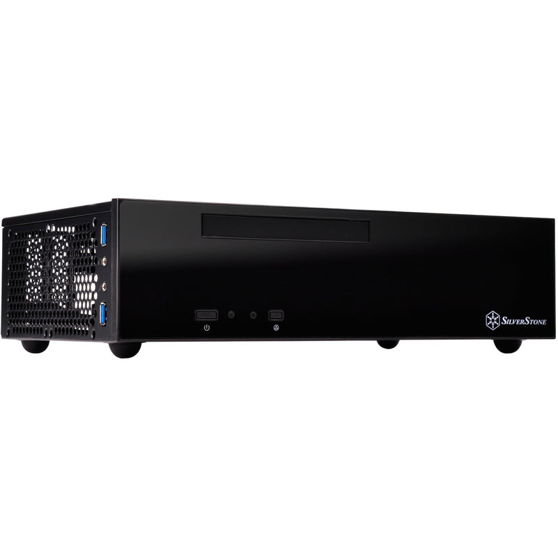 Afbeelding laden in galerijviewer, Silverstone sst-ml09b htpc behuizing (zwart | 2x usb-a)
