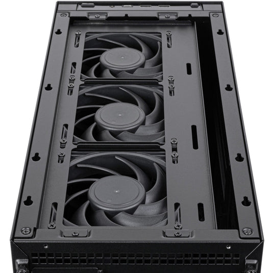 Silverstone sugo 17 mini tower behuizing (zwart | 2x usb-a | 1x usb-c)