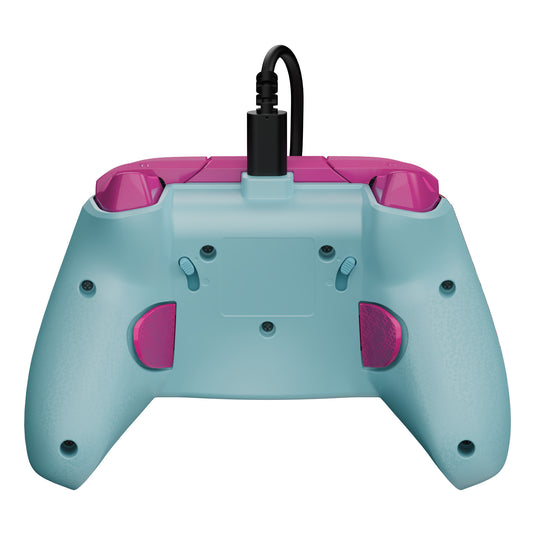 Turtle beach pdp rematch glow geavanceerde bedrade controller (android dreams, xbox serie x|s, xbox one, pc)