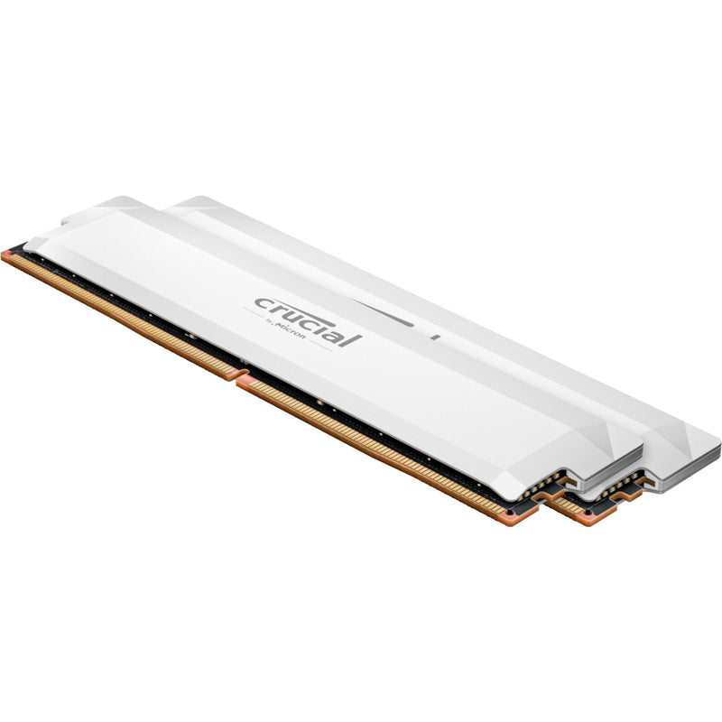 Afbeelding laden in galerijviewer, Crucial pro oc 32 gb ddr5-6000 (2x 16 gb) werkgeheugen (wit, cp2k16g60c36u5w, xmp 3.0, expo)
