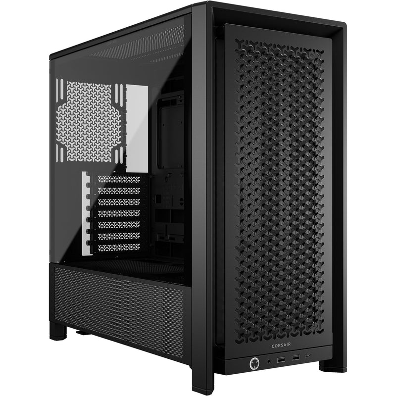 Afbeelding laden in galerijviewer, Corsair frame 4000d midi tower behuizing (zwart | 2x usb-a | 1x usb-c | tempered glass)
