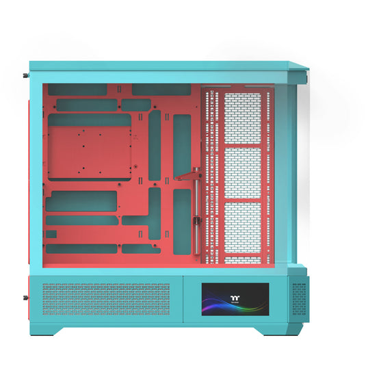 Thermaltake view 600 tg mint strawberry big tower behuizing (mint bes | 2x usb-a | 1x usb-c | tempered glass)