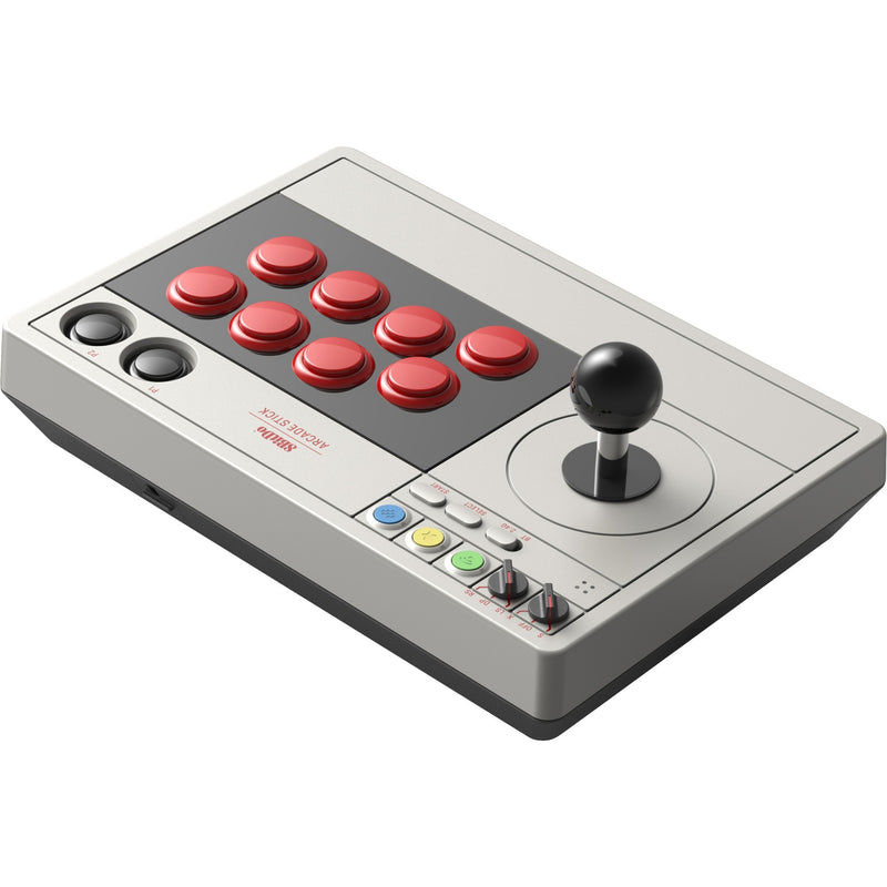 Afbeelding laden in galerijviewer, 8bitdo arcade stick joystick (grijs, switch 1, switch 2, pc, bluetooth 2.4g usb-c)
