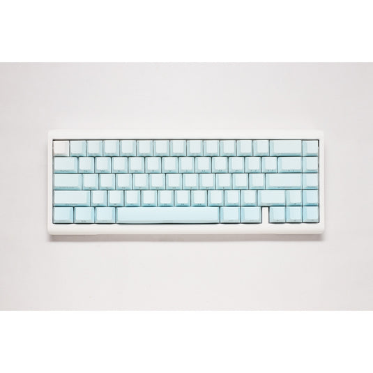 Ducky projectd tinker 65 - pom edition met qmk via rgb mechanisch toetsenbord (lichtblauw, us lay-out (qwerty), kailh box cream pro, 65%, rgb leds, double-shot pbt, hot-swappable pom, gasket mount)