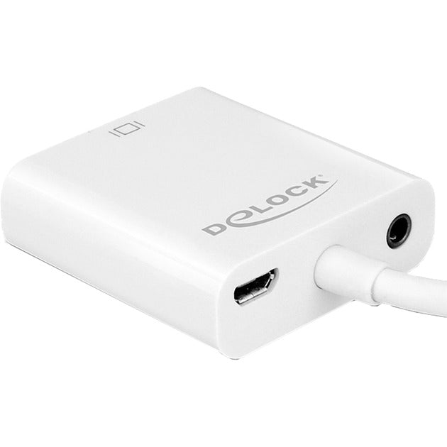 Afbeelding laden in galerijviewer, Delock micro-hdmi naar vga adapter (wit)
