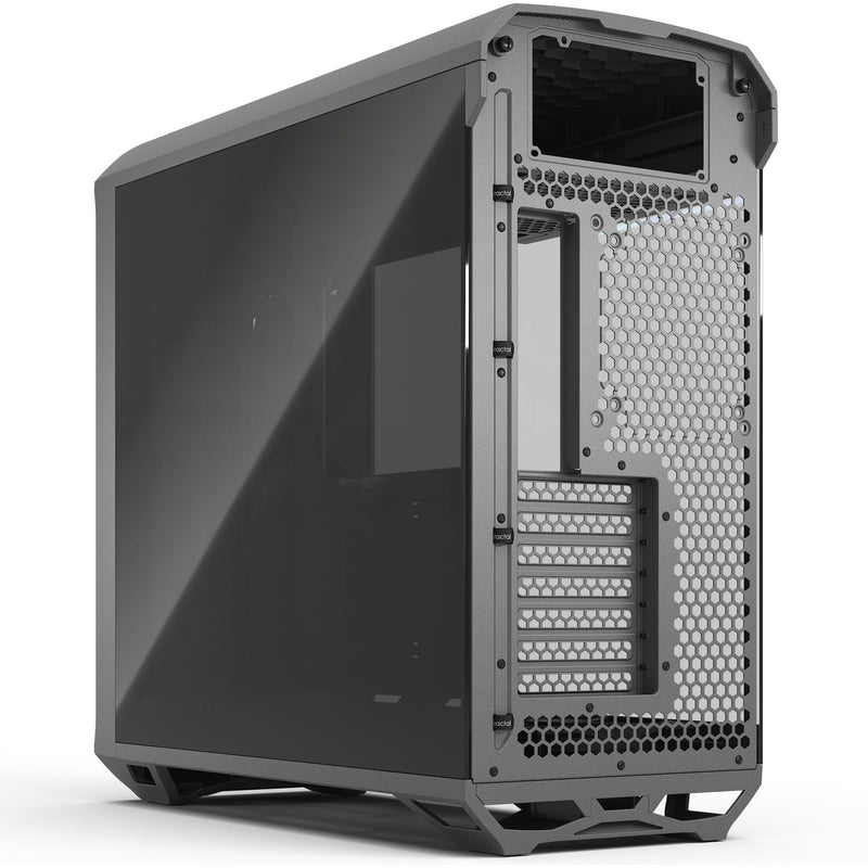 Afbeelding laden in galerijviewer, Fractal design torrent gray tg light tint midi tower behuizing (grijs | 2x usb-a | 1x usb-c | tempered glass)
