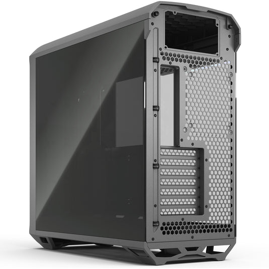 Fractal design torrent gray tg light tint midi tower behuizing (grijs | 2x usb-a | 1x usb-c | tempered glass)
