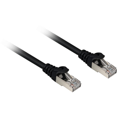 Sharkoon cat.6a netwerkkabel (zwart, 1,5 meter, sftp, rj-45, halogeenvrij)
