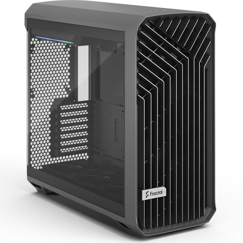Afbeelding laden in galerijviewer, Fractal design torrent gray tg light tint midi tower behuizing (grijs | 2x usb-a | 1x usb-c | tempered glass)
