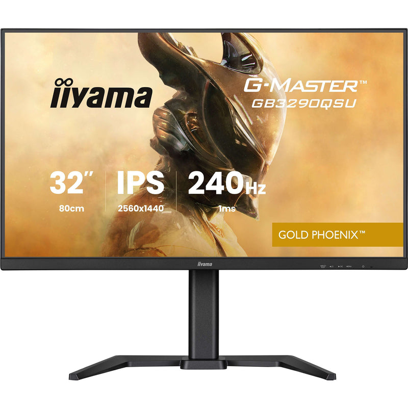 Afbeelding laden in galerijviewer, Iiyama g-master gold phoenix gb3290qsu-b1 31.5 gaming monitor (zwart (mat), 2x hdmi, displayport, 2x usb-a, 2x usb-b, 240 hz)
