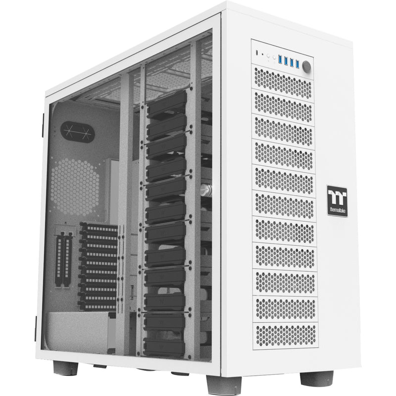 Afbeelding laden in galerijviewer, Thermaltake ax700 tg snow big tower behuizing (wit | 4x usb-a | 1x usb-c | tempered glass)
