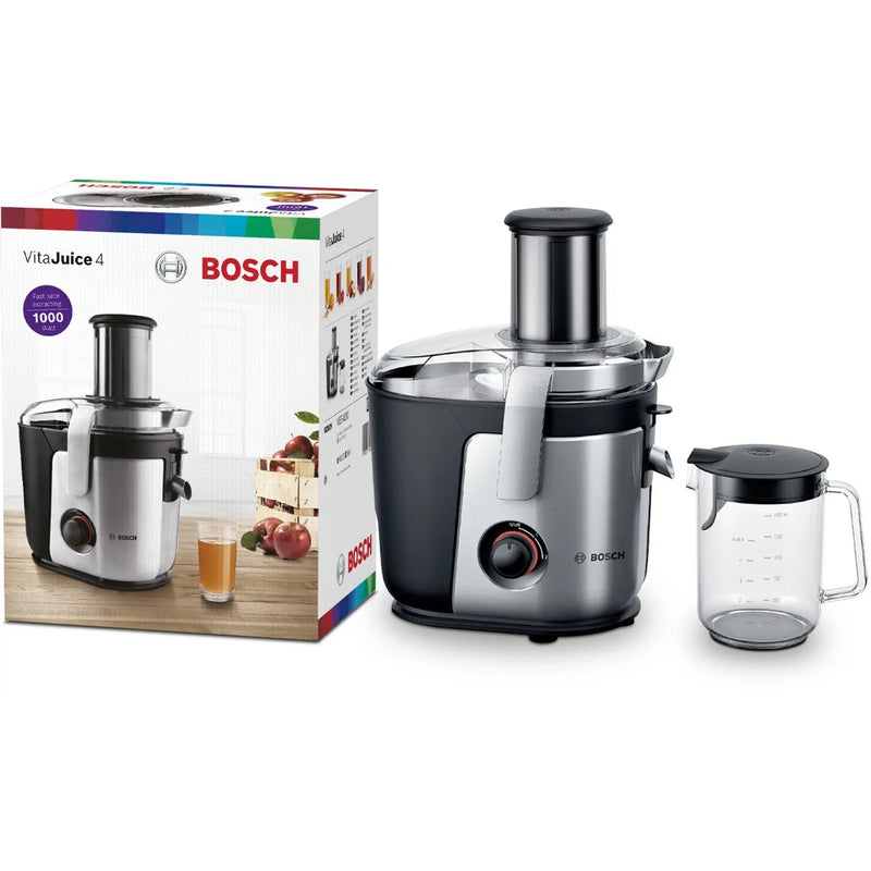 Afbeelding laden in galerijviewer, Bosch sapcentrifuge vitajuice 4 1000 w (zilver zwart)
