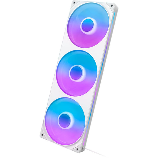 Nzxt f360 rgb core case fans (wit, 3 stuks, 360 x 120 x 26 mm)