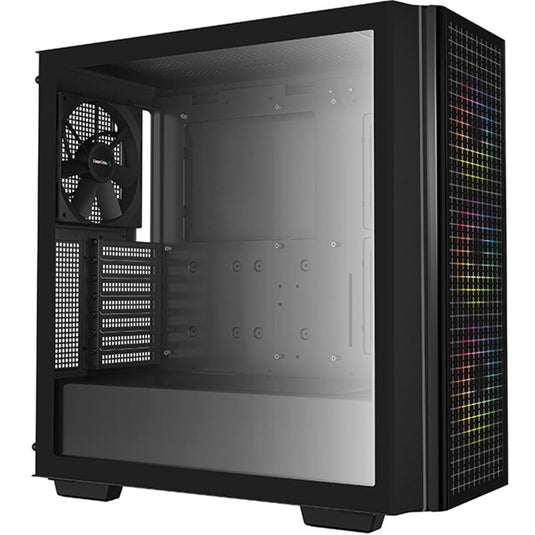 Deepcool cg540 midi tower behuizing (zwart | 2x usb-a | window)