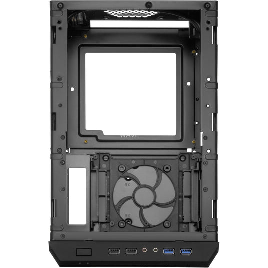 Sharkoon qb one mini tower behuizing (zwart | 4x usb-a)