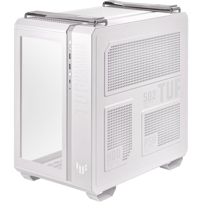 Afbeelding laden in galerijviewer, Asus tuf gaming gt502 plus midi tower behuizing (wit | 2x usb-a | 1x usb-c | tempered glass)
