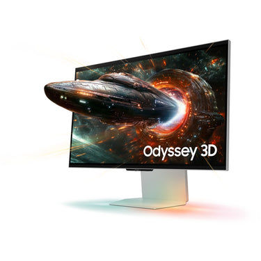 Samsung odyssey 3d g90xf 27 4k uhd gaming monitor (zilver, 2x hdmi, displayport, 2x usb-a, usb-b, 165 hz)