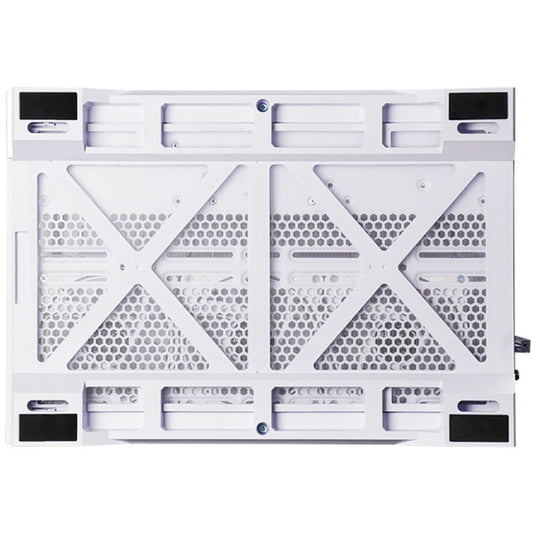 Chieftec visio midi tower behuizing (wit | 2x usb-a | 1x usb-c | rgb | tempered glass)