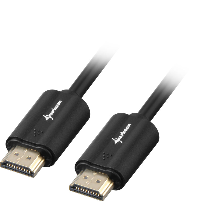 Afbeelding laden in galerijviewer, Sharkoon hdmi 2.0 kabel (zwart, 7,5 meter, 4k)
