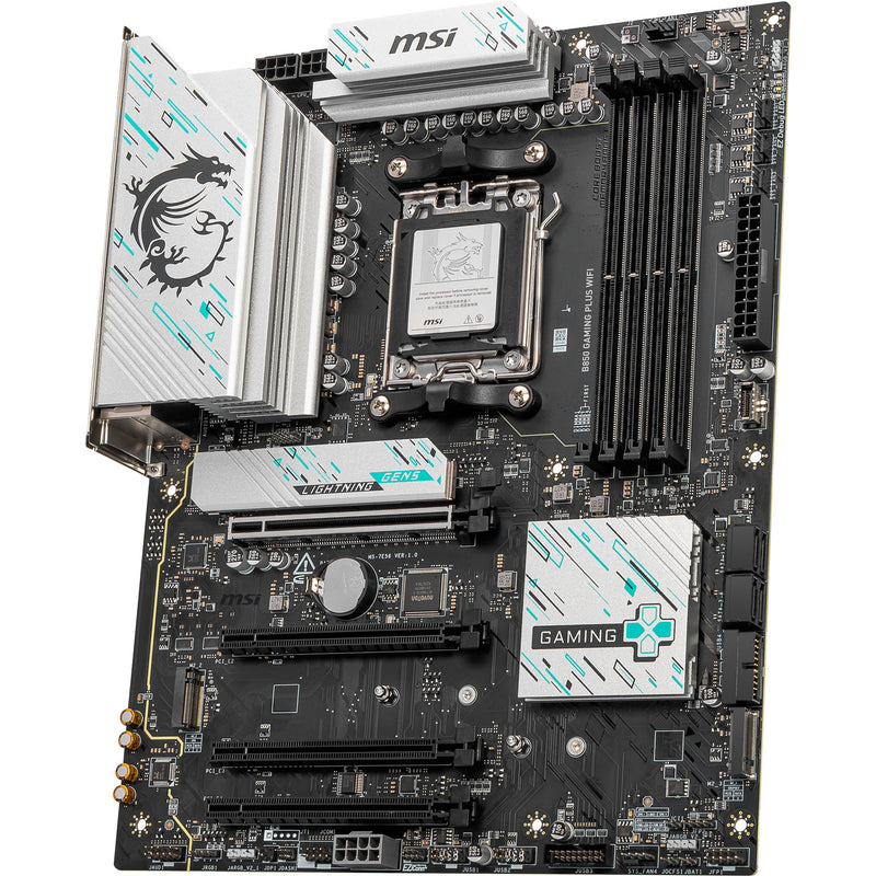 Afbeelding laden in galerijviewer, Msi b850 gaming plus wifi socket am5 moederbord (raid, 5gb-lan, wi-fi 7, bt, sound, atx)
