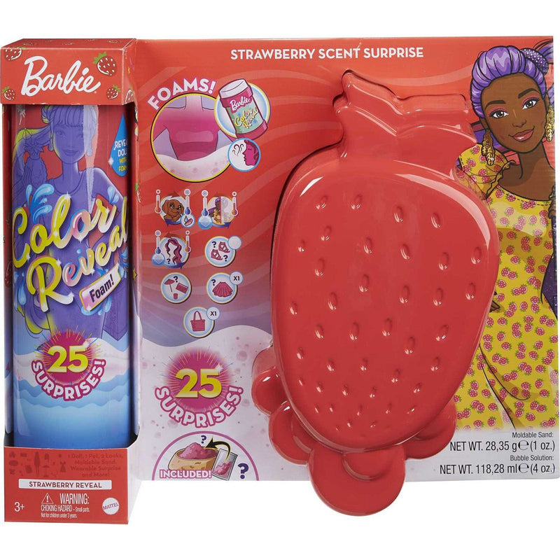 Afbeelding laden in galerijviewer, Barbie color reveal - schuim aardbei pop (wave 3)
