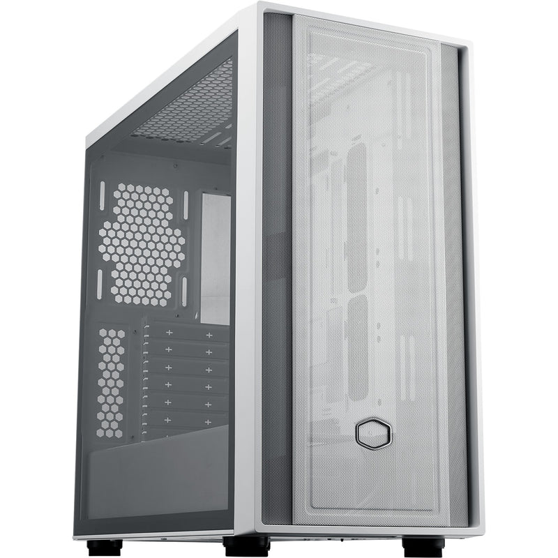 Afbeelding laden in galerijviewer, Cooler master masterbox 600 lite midi tower behuizing (wit | 2x usb-a | 1x usb-c | rgb | tempered glass)
