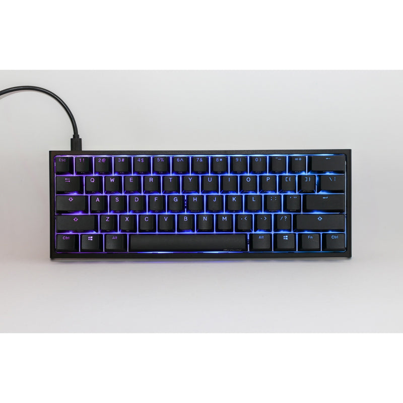 Afbeelding laden in galerijviewer, Ducky one 2 pro mini classic rgb mechanisch gaming toetsenbord (zwart, us lay-out (qwerty), cherry mx silent red, 60%, rgb led, double-shot pbt, quack mechanics)
