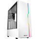 Sharkoon rgb slider midi tower behuizing (wit | 3x usb-a | rgb | tempered glass)