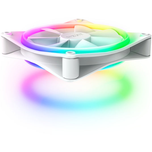 Nzxt f120 rgb duo case fans (wit, 3 stuks, 120 x 120 x 25 mm, pwm, incl. controller)
