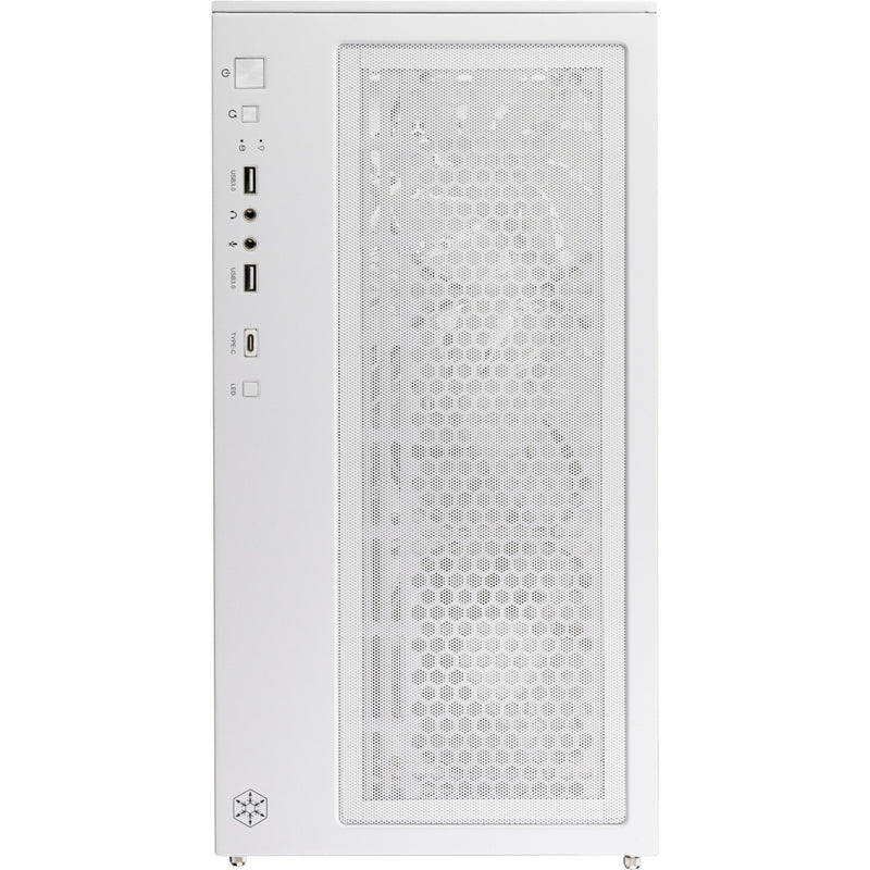 Afbeelding laden in galerijviewer, Silverstone lucid 05 mini tower behuizing (wit | 2x usb-a | 1x usb-c | rgb | tempered glass)
