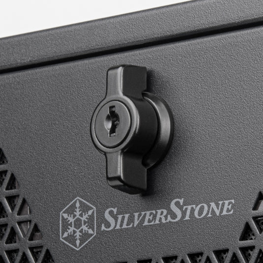 Silverstone rm44 rack behuizing (zwart | 4u | usb type-c | 2x 80mm casefan inbegrepen)