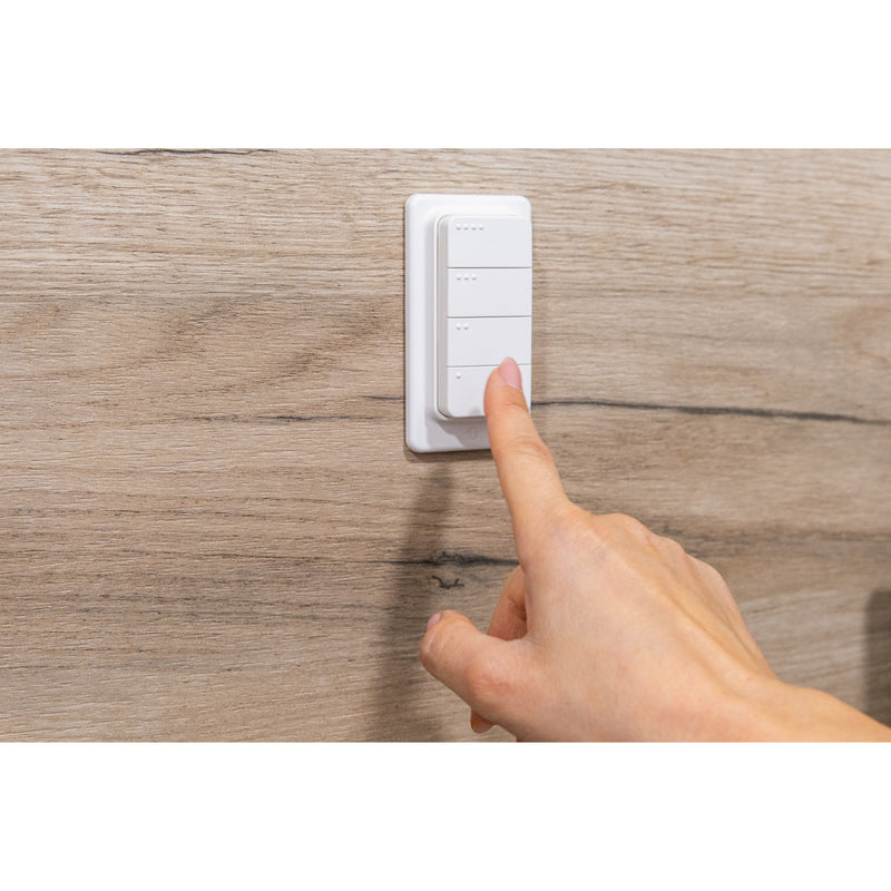 Afbeelding laden in galerijviewer, Shelly blu rc button 4 zb afstandsbediening (wit, bluetooth 5 (le), zigbee)
