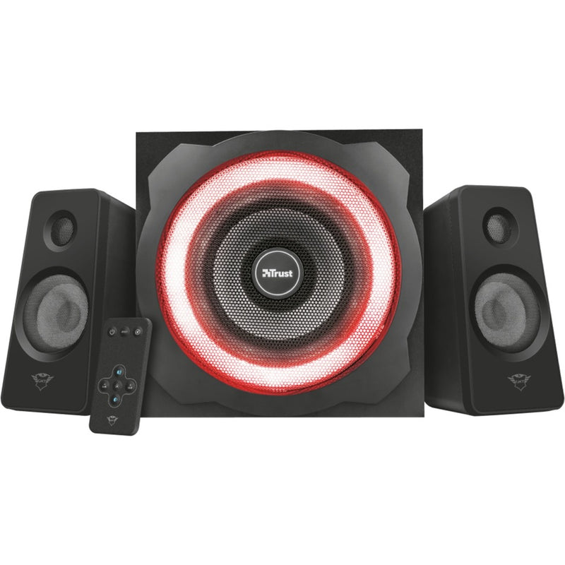 Afbeelding laden in galerijviewer, Trust gxt 629 tytan rgb illuminated 2.1 speaker set pc-luidspreker (zwart)

