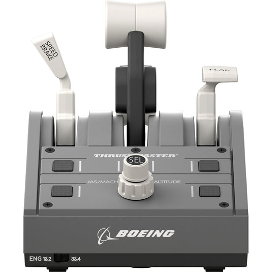 Thrustmaster tca yoke pack boeing edition gaming set (zwart grijs, pc, xbox one, xbox series x|s)
