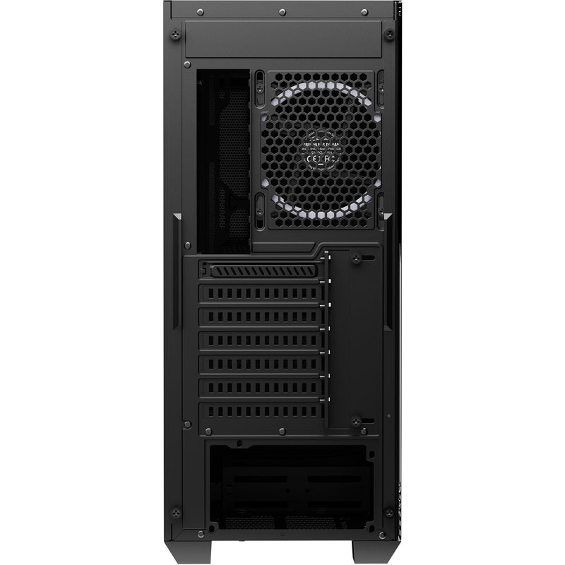 Afbeelding laden in galerijviewer, Sharkoon vs9 rgb black midi tower behuizing (zwart | 2x usb-a | 1x usb-c | rgb | tempered glass)
