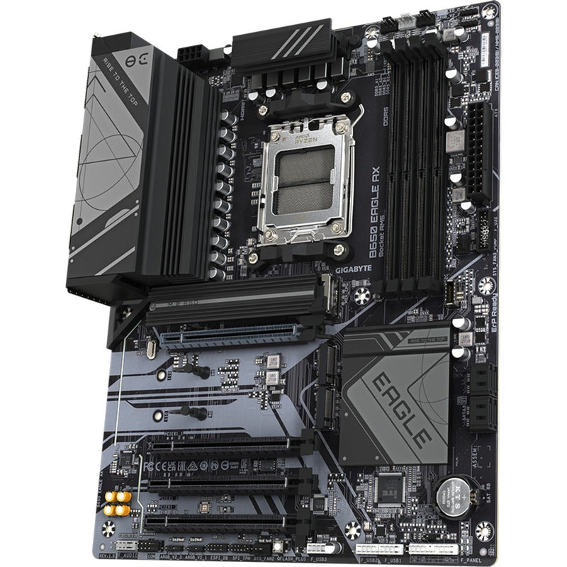 Afbeelding laden in galerijviewer, Gigabyte b650 eagle ax socket am5 moederbord (zwart grijs, raid, gb-lan, wi-fi 6e, bt, sound, atx)
