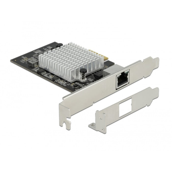 Afbeelding laden in galerijviewer, Delock pcie x2 card 1x rj45 10 gigabit lan aqc113cs netwerkadapter
