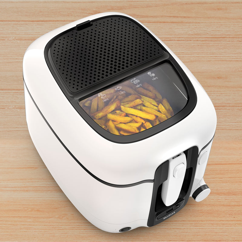 Afbeelding laden in galerijviewer, Tefal super uno fr3140 frituurpan (wit zwart, 2,2 liter)
