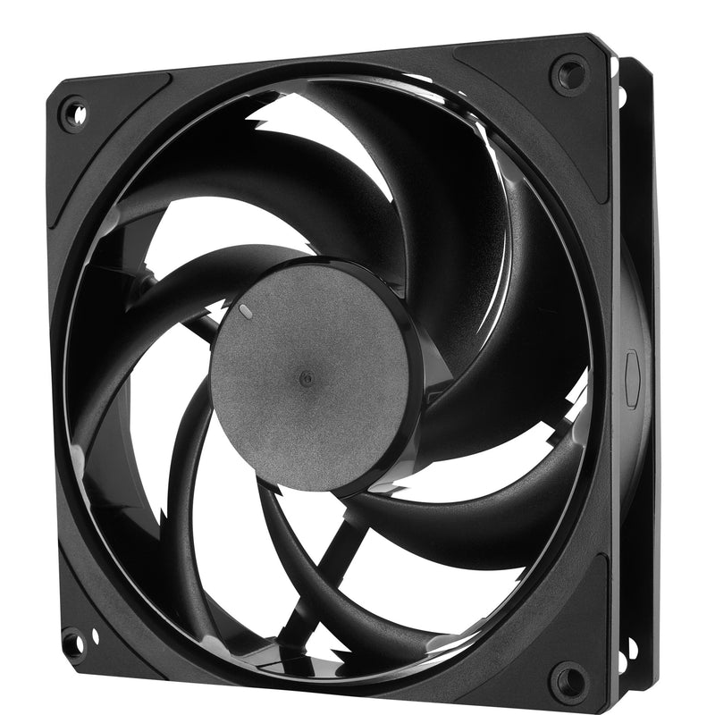 Afbeelding laden in galerijviewer, Cooler master mobius 120 black edition case fan (zwart, 120 x 120 x 25 mm, pwm)
