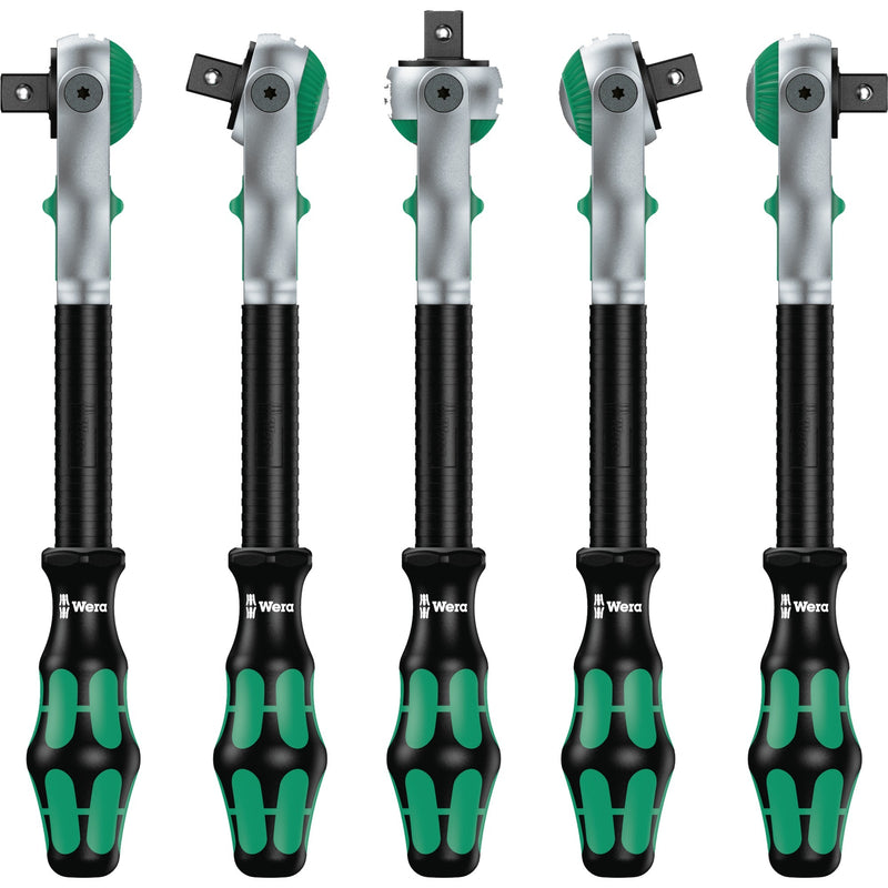 Afbeelding laden in galerijviewer, Wera 8100 sc 6 zyklop speed-ratelset, 1 2 -aandrijving gereedschapsset (zwart groen, 28-delig)
