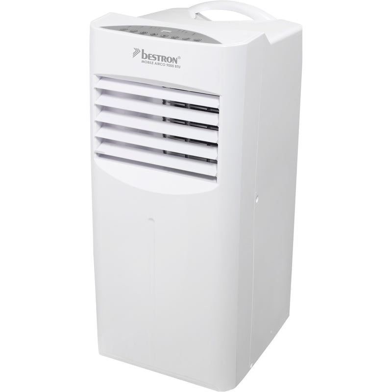 Afbeelding laden in galerijviewer, Bestron aac9000 mobiele airconditioner (wit, koelvermogen 2,6 kw | met cfc-vrij koelmiddel | 9000 btu h)
