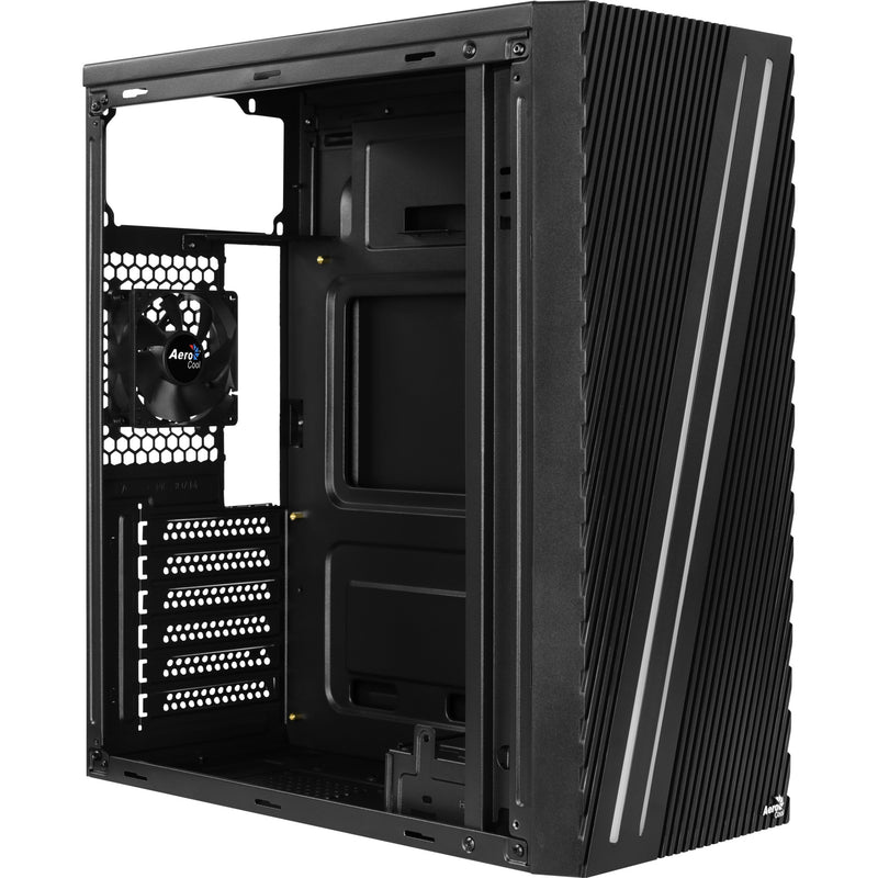 Afbeelding laden in galerijviewer, Aerocool streak midi tower behuizing (zwart | 3x usb-a | rgb | window)
