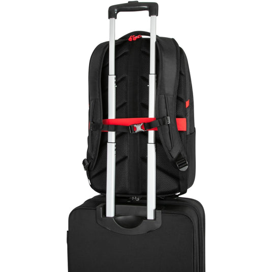 Targus 17.3” strike ii gaming backpack rugzak (zwart)