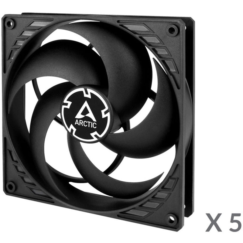 Afbeelding laden in galerijviewer, Arctic p14 value pack case fans (zwart, 5 stuks, 140 x 140 x 27 mm)
