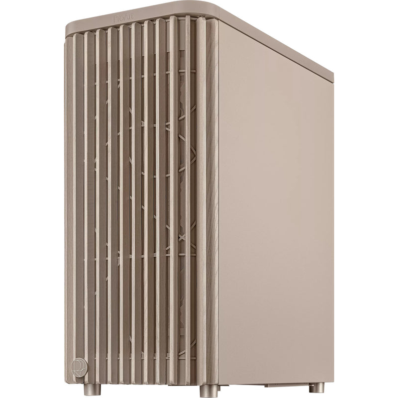 Afbeelding laden in galerijviewer, Asus proart pa401 wood edition - mesh panel midi tower behuizing (beige houtkleur | 2x usb-a | 1x usb-c)
